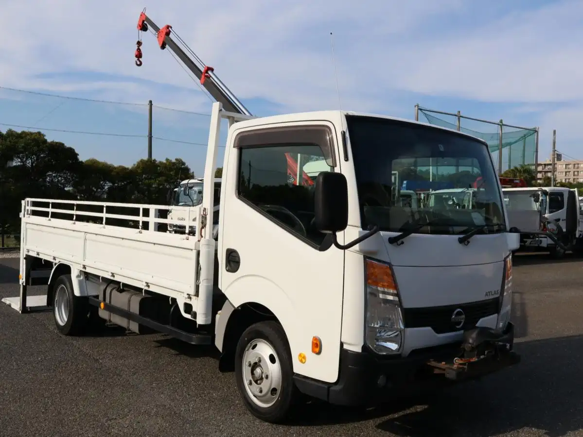 日産 アトラス 小型 クレーン付 横置簡易クレーン パワーゲートの中古トラック画像2