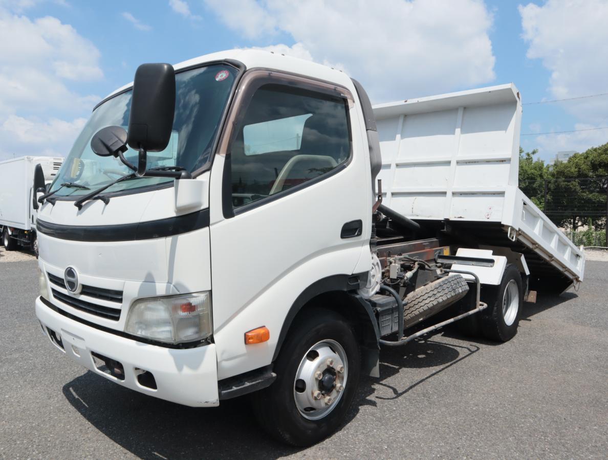 日野 デュトロ 小型 ダンプ ワイドセミ BDG-XZU404X
