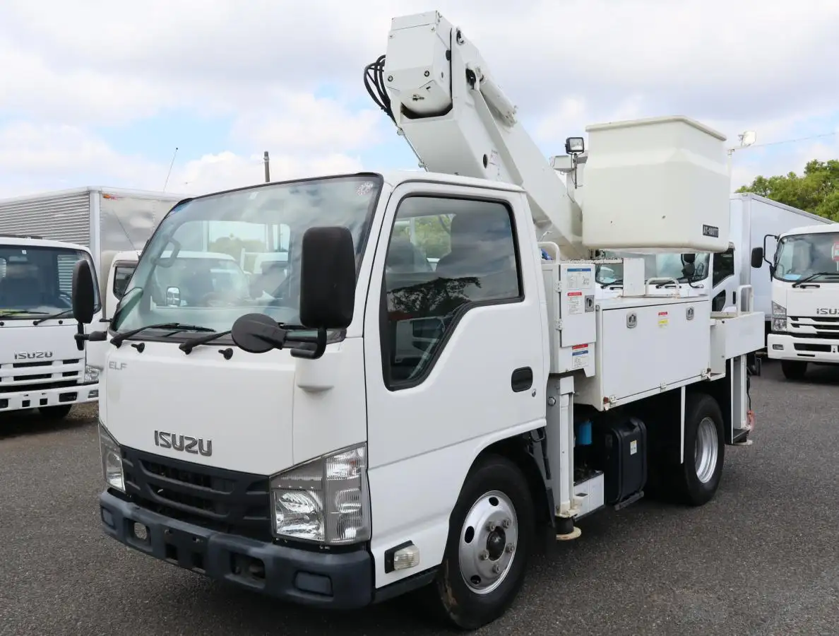いすゞ エルフ 小型 高所・建柱車 高所作業車 TPG-NKR85AN｜画像1
