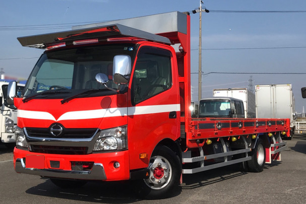 日野 デュトロ 小型 平ボディ 超ロング TKG-XZU722M