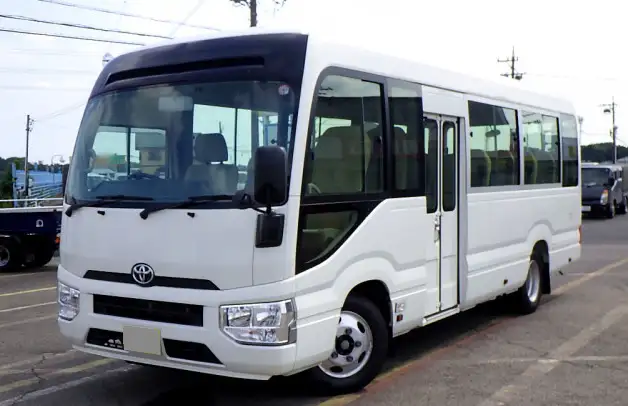 トヨタ コースター 小型 バス マイクロバス SKG-XZB70の中古トラック画像1