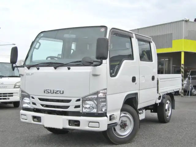 いすゞ エルフ 小型 平ボディ Wキャブ TRG-NHS85A｜画像1