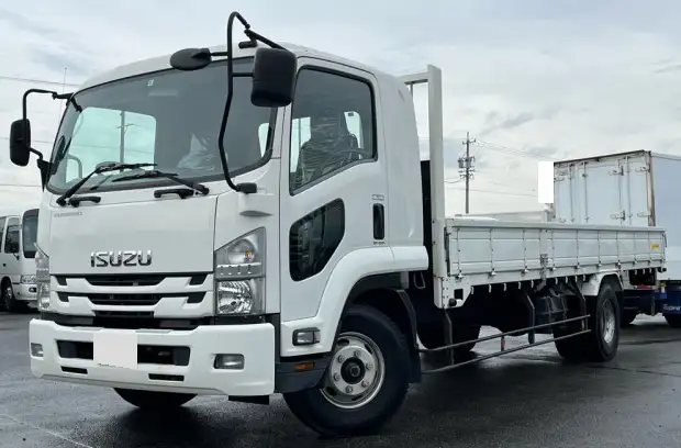 いすゞ フォワード 中型/増トン 平ボディ ベッド TKG-FRR90S2の中古トラック画像1