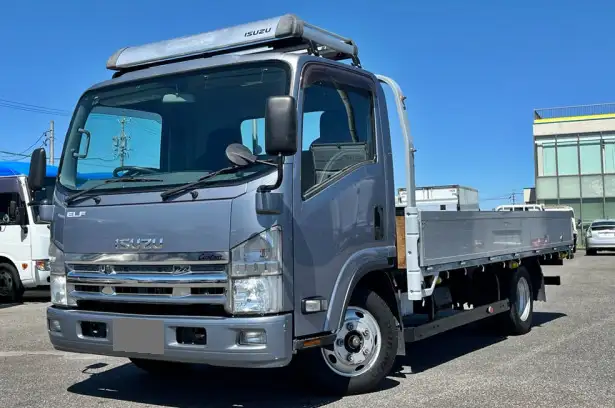 いすゞ エルフ 小型 平ボディ アルミブロック カスタム の中古トラック【車両No.171062】