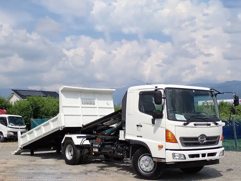 日野 レンジャー 中型/増トン ダンプ ローダー QKG-FE7JGAAの中古トラック画像2