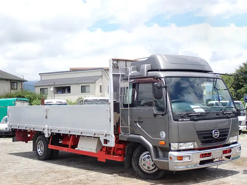 日産UD コンドル 中型/増トン 平ボディ アルミブロック ベッドの中古トラック画像3