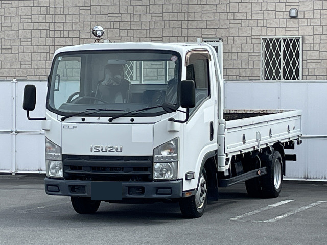いすゞ エルフ 小型 平ボディ 標準ロング TKG-NMR5AR