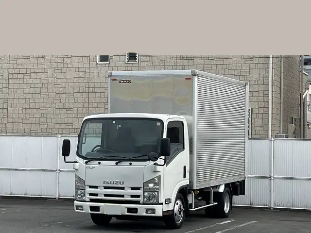いすゞ エルフ 小型 アルミバン パワーゲート SKG-NLR85Nの中古トラック画像1