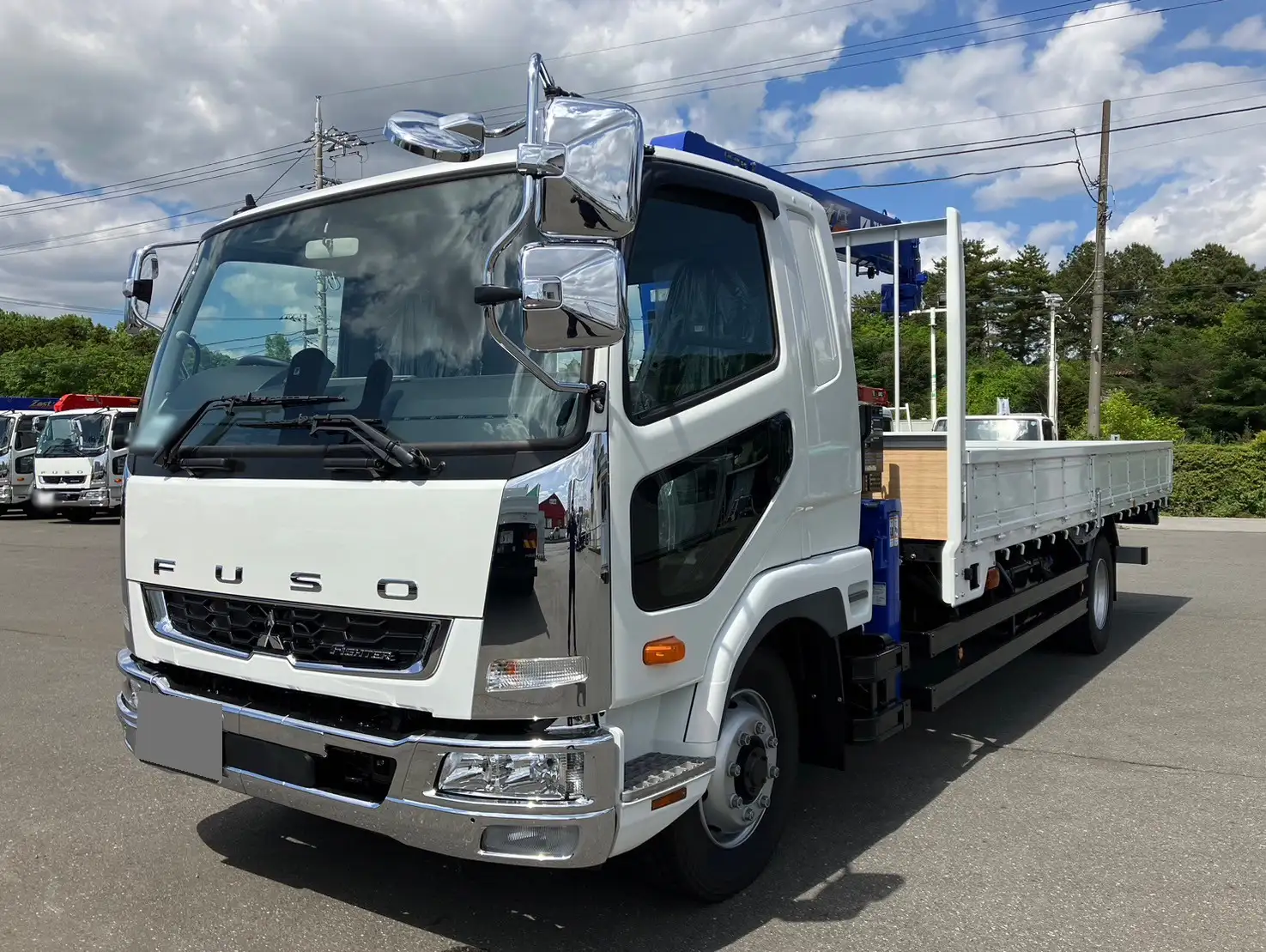 三菱 ファイター 中型/増トン クレーン付 4段 ラジコン｜画像1