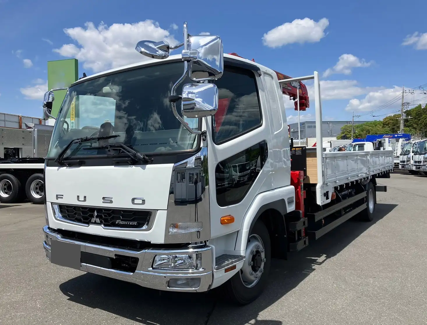 三菱 ファイター 中型/増トン クレーン付 4段 ラジコン｜画像1