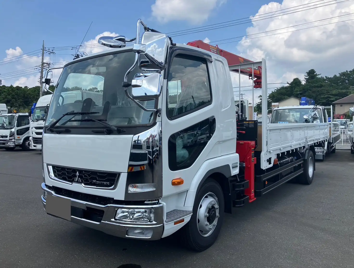 三菱 ファイター 中型/増トン クレーン付 4段 ラジコン｜画像1