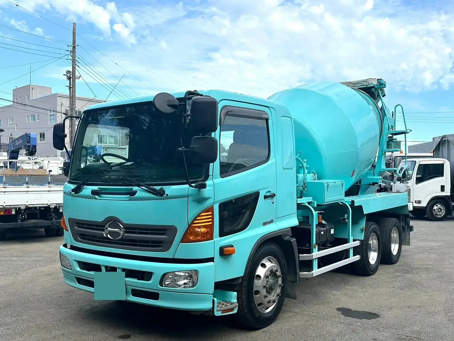 日野 レンジャー 中型/増トン ミキサー・ポンプ ベッド LDG-GK8JKAAの中古トラック画像1