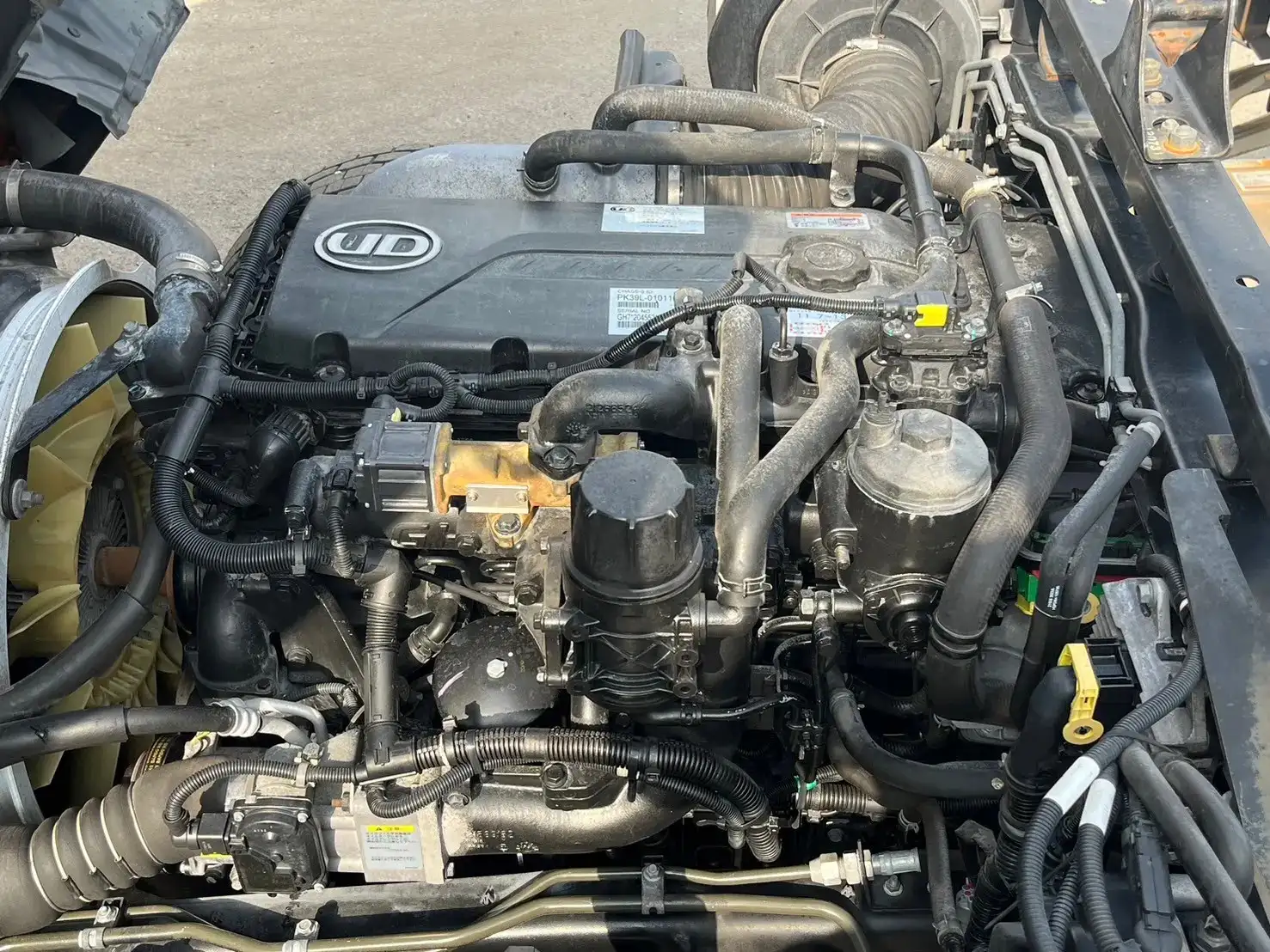 日産UD コンドル 中型/増トン 平ボディ ベッド QKG-PK39LHの中古トラック画像19