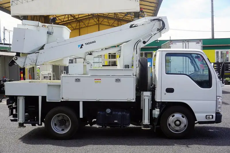 いすゞ エルフ 小型 高所・建柱車 高所作業車 電工仕様の中古トラック画像2