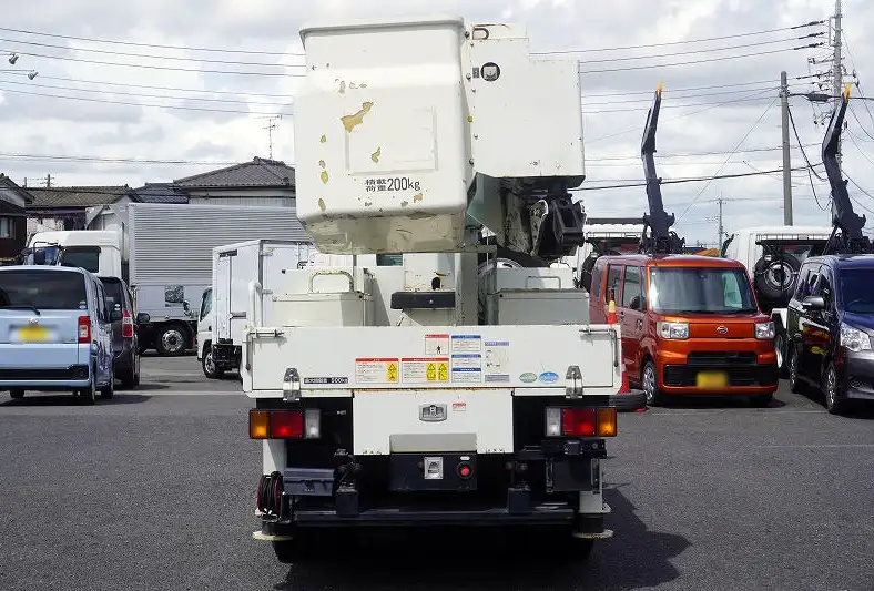 いすゞ エルフ 小型 高所・建柱車 高所作業車 電工仕様の中古トラック画像3