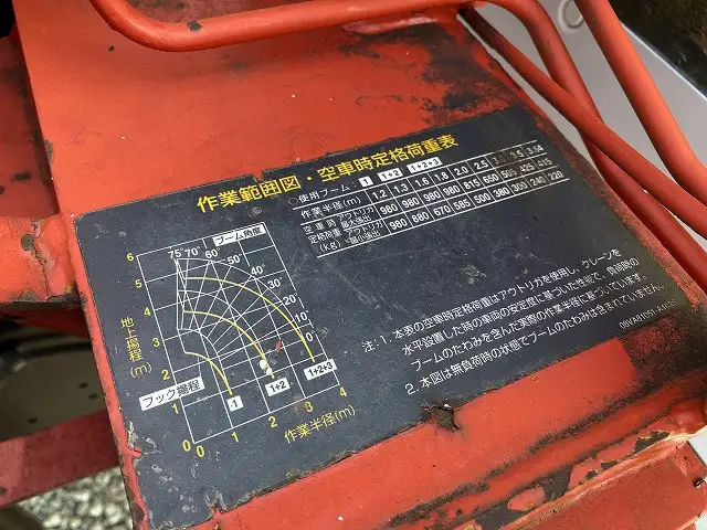 トヨタ ダイナ 小型 クレーン付 横置簡易クレーン 床鉄板の中古トラック画像9