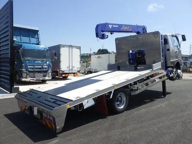 三菱 ファイター 中型/増トン 車両重機運搬 4段クレーン ラジコンの中古トラック画像6