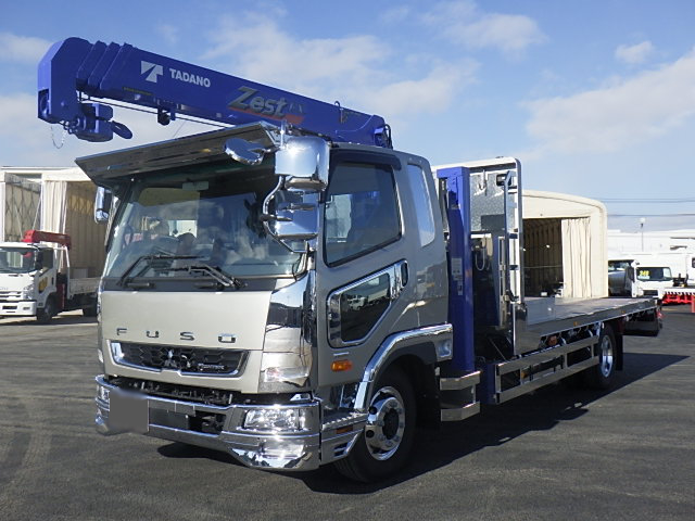 三菱 ファイター 中型/増トン 車両重機運搬 セルフローダー 2KG-FK62FZ