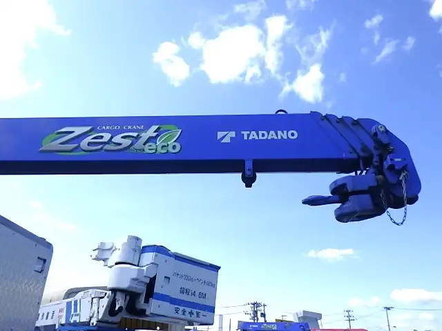 三菱 ファイター 中型/増トン 車両重機運搬 4段クレーン ラジコンの中古トラック画像6