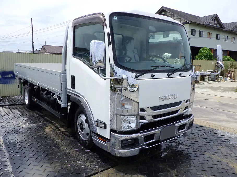 いすゞ エルフ 小型 平ボディ アルミブロック TRG-NMR85ARの中古トラック画像2