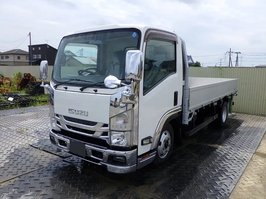 いすゞ エルフ 小型 平ボディ アルミブロック TRG-NMR85ARの中古トラック画像1