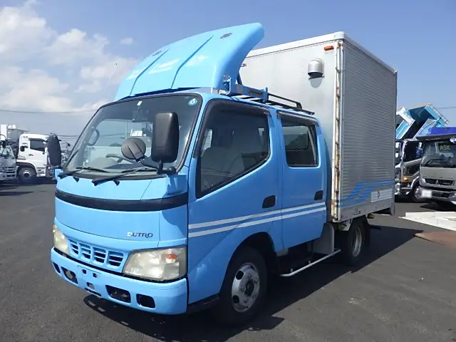 日野 デュトロ 小型 アルミバン Wキャブ PB-XZU306Mの中古トラック画像1