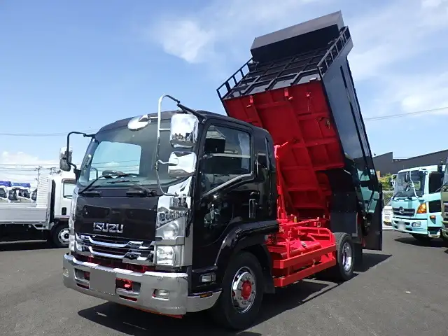 いすゞ フォワード 中型/増トン ダンプ 土砂禁 ベッドの中古トラック画像4