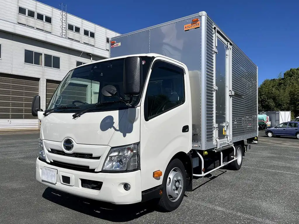 日野 デュトロ 小型 アルミバン パワーゲート サイドドアの中古トラック画像1