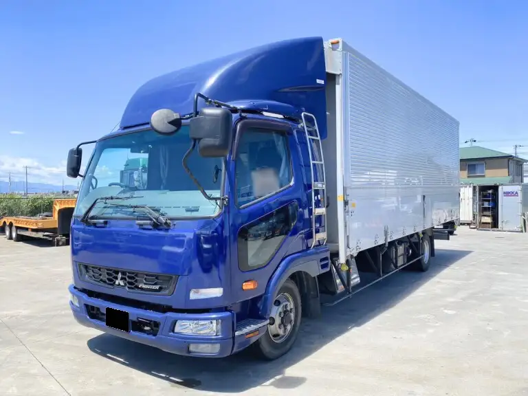 三菱 ファイター 中型/増トン ウイング ベッド TKG-FK61F の中古トラック【車両No.171725】