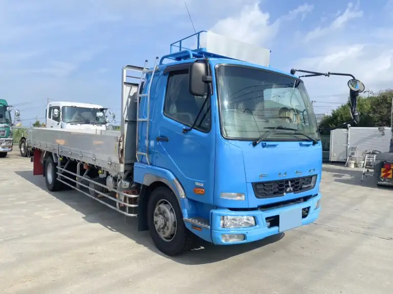 三菱 ファイター 中型/増トン 平ボディ アルミブロック ベッドの中古トラック画像2