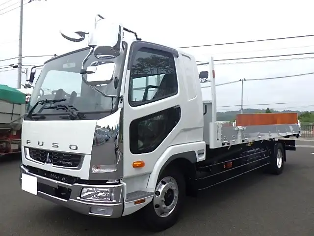 三菱 ファイター 中型/増トン 車両重機運搬 ウインチ ベッドの中古トラック画像1