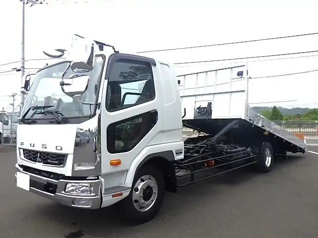 三菱 ファイター 中型/増トン 車両重機運搬 ウインチ ベッドの中古トラック画像5