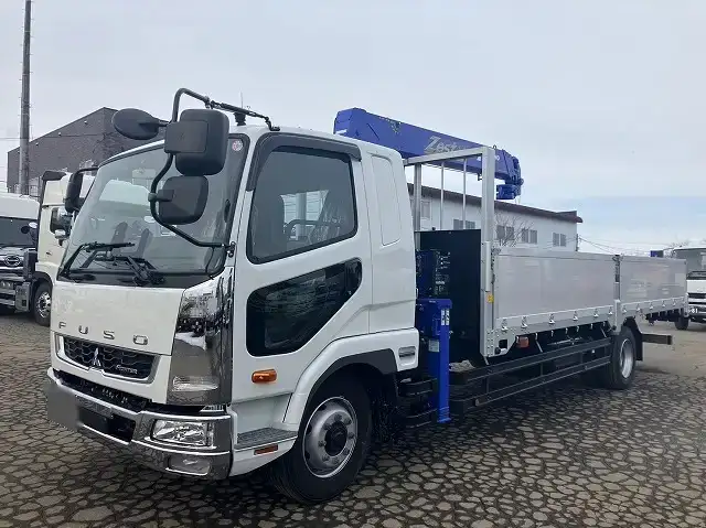 三菱 ファイター 中型/増トン クレーン付 アルミブロック 4段の中古トラック画像1