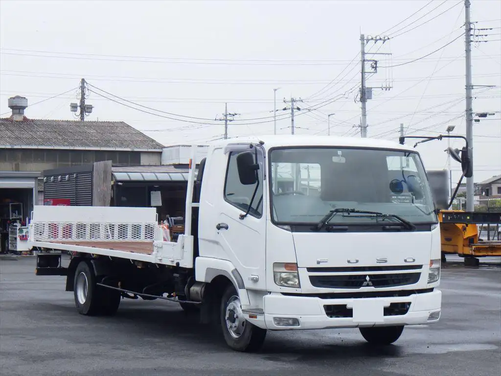 三菱 ファイター 中型/増トン 車両重機運搬 ウインチ ベッドの中古トラック画像2