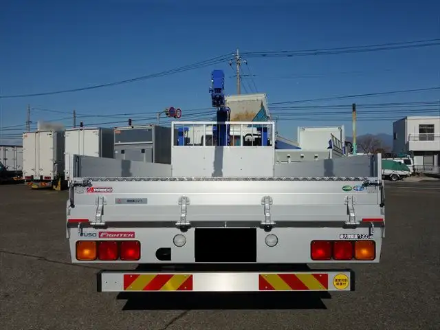 三菱 ファイター 中型/増トン 車両重機運搬 4段クレーン ラジコンの中古トラック画像3