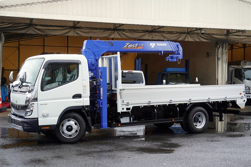 三菱 キャンター 小型 車両重機運搬 セルフローダー 2PG-FEB90