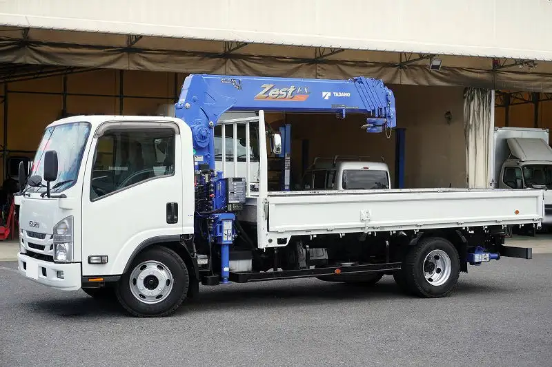 いすゞ エルフ 小型 クレーン付 6段 ラジコン の中古トラック【車両No.171787】
