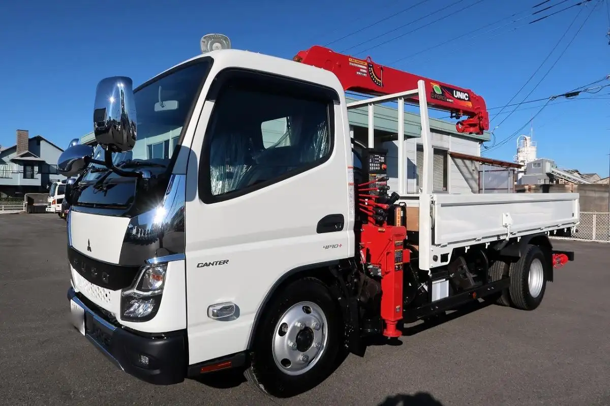 三菱 キャンター 小型 クレーン付 4段 ラジコン の中古トラック【車両No.171354】