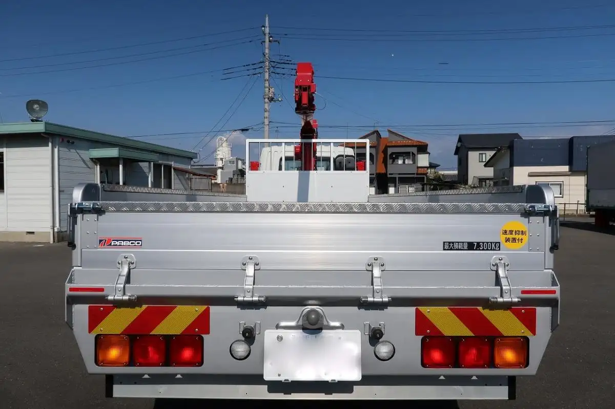 三菱 ファイター 中型/増トン 車両重機運搬 4段クレーン ラジコンの中古トラック画像5