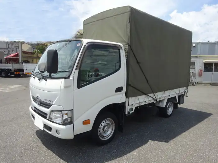 トヨタ トヨエース 小型 平ボディ 幌 床鉄板 の中古トラック【車両No.171358】