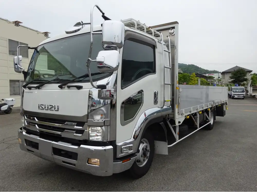 いすゞ フォワード 中型/増トン 平ボディ アルミブロック エアサス の中古トラック【車両No.171588】