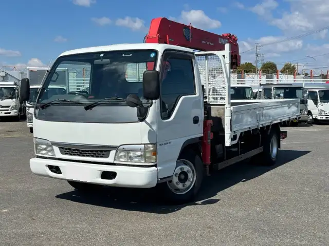日産 アトラス 小型 クレーン付 床鉄板 6段｜画像1