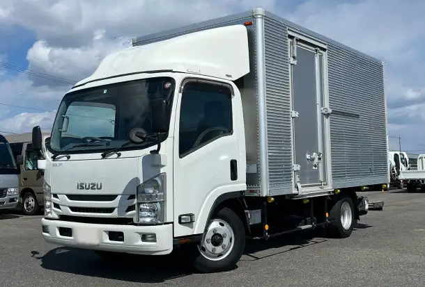 いすゞ エルフ 小型 アルミバン パワーゲート サイドドア の中古トラック【車両No.171808】