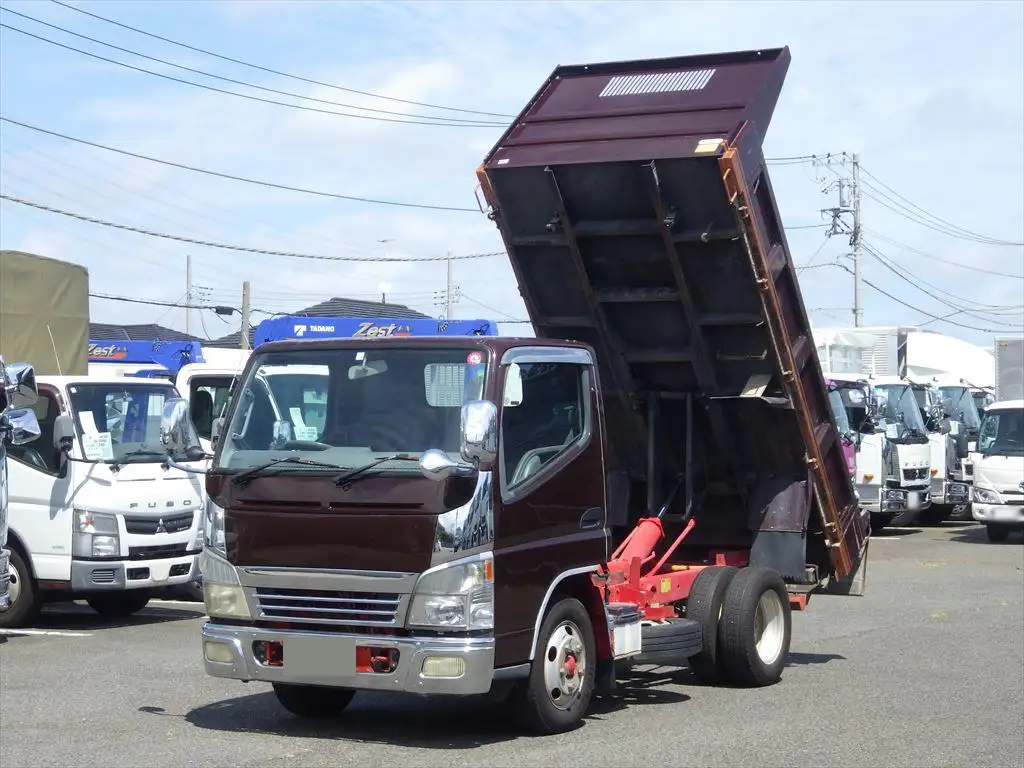 三菱 キャンター 小型 ダンプ KK-FE71EBD H14の中古トラック画像1