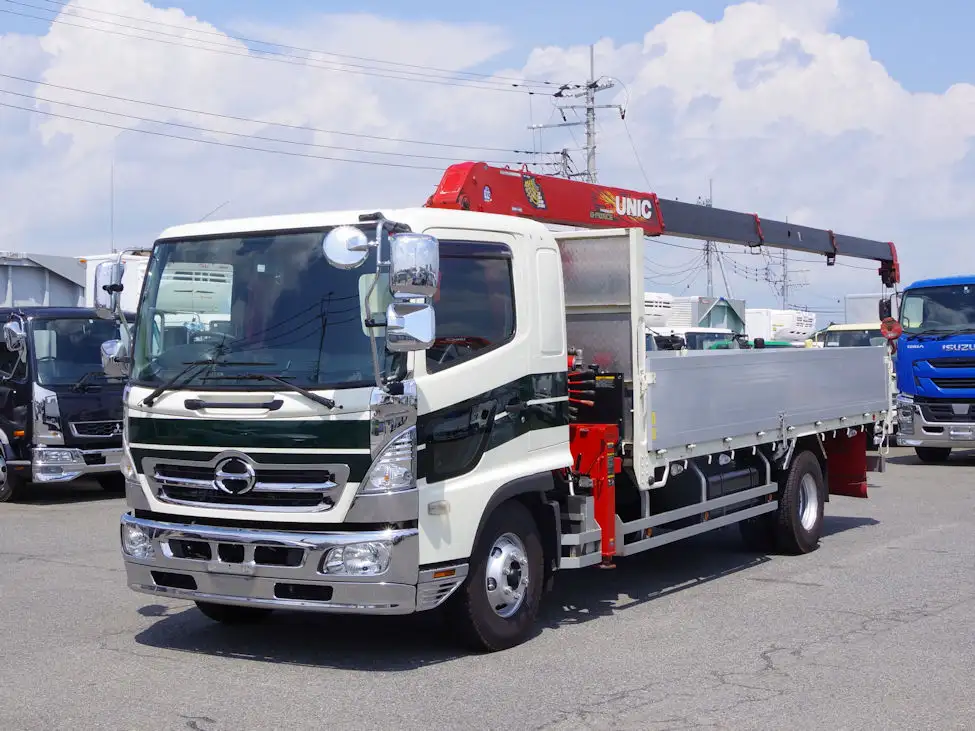 日野 レンジャー 中型/増トン クレーン付 アルミブロック 4段の中古トラック画像1