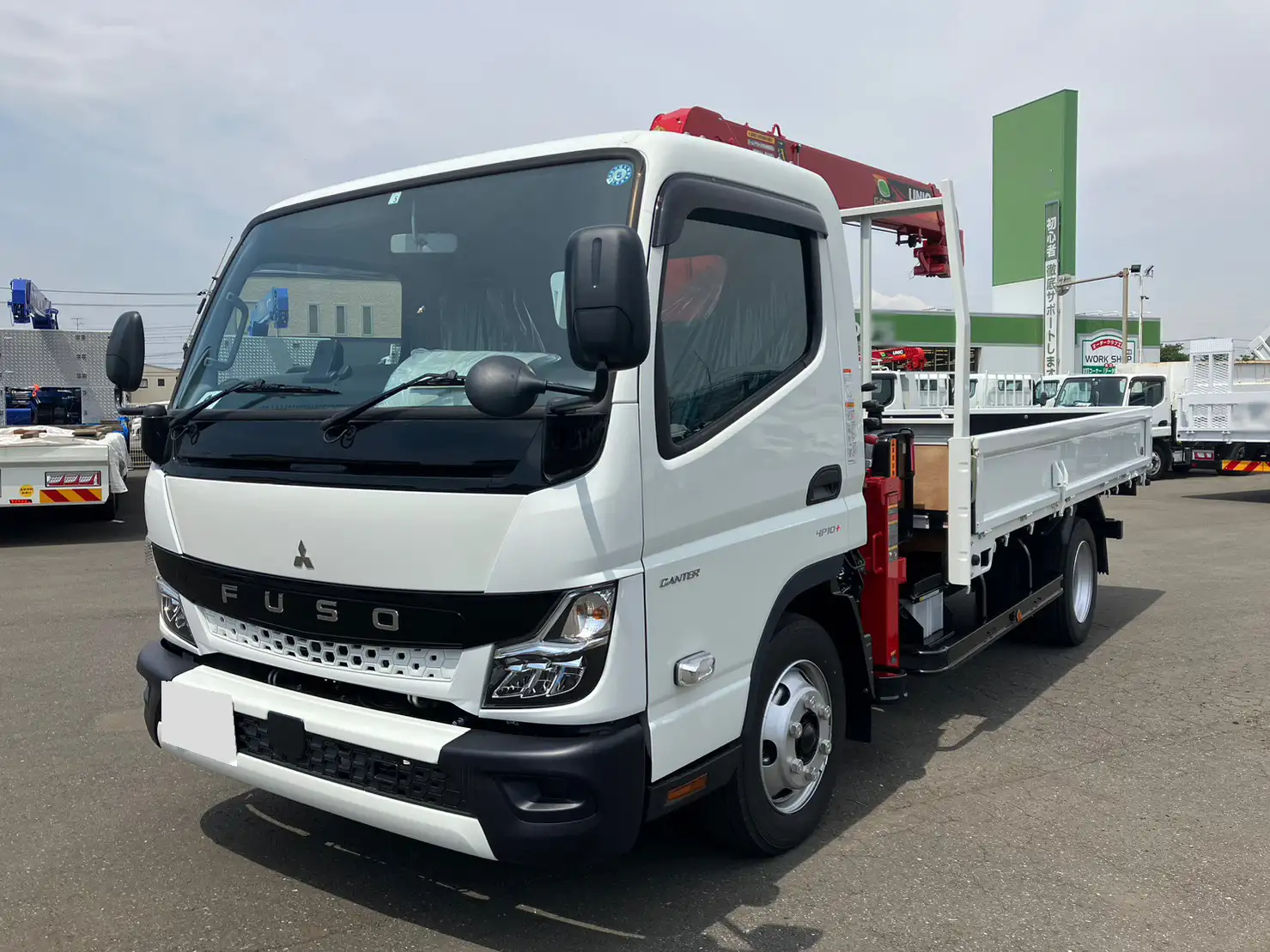 三菱 キャンター 小型 クレーン付 4段 ラジコン｜画像1