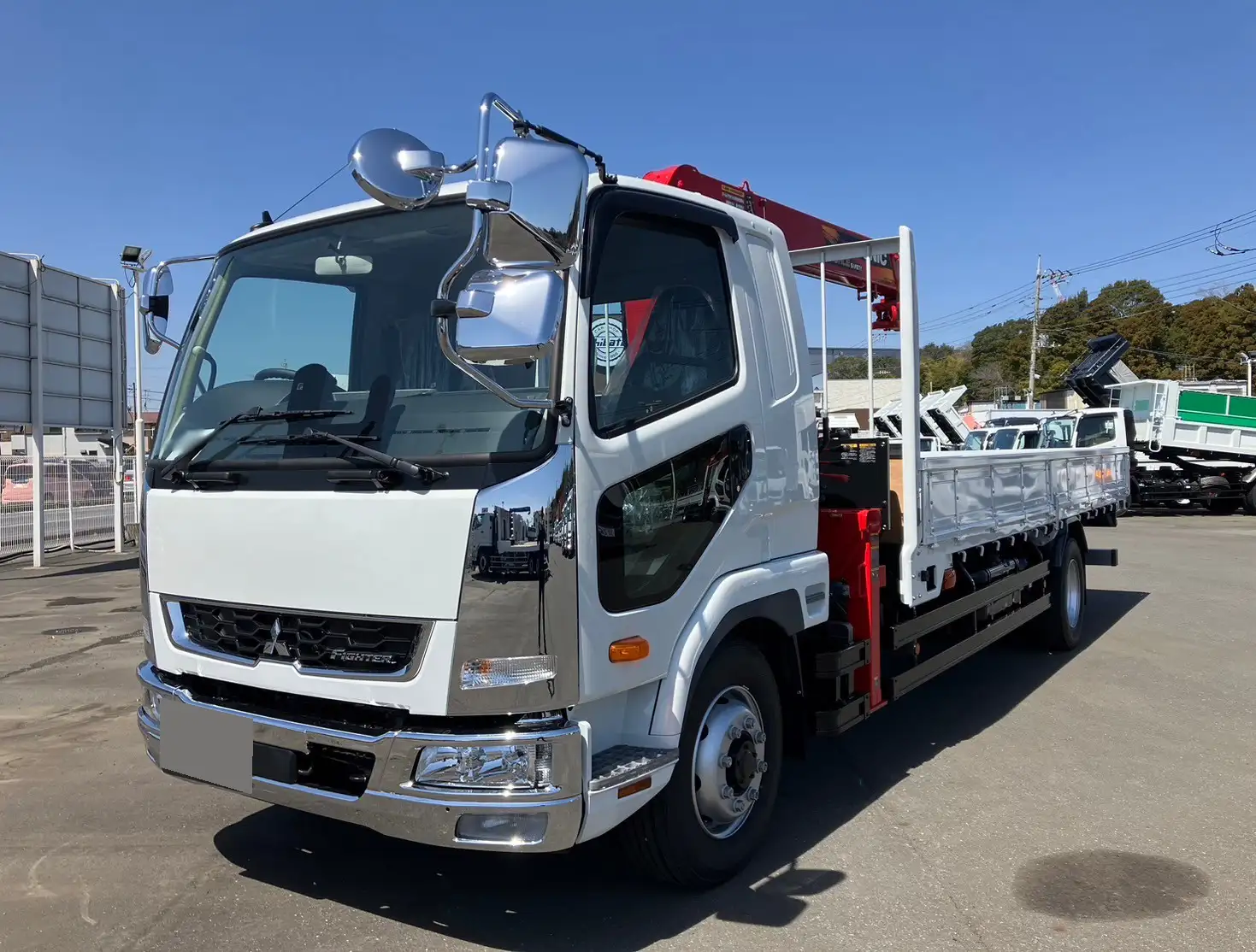 三菱 ファイター 中型/増トン クレーン付 4段 ラジコン｜画像1