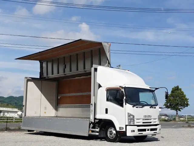 いすゞ フォワード 中型/増トン ウイング エアサス ベッド の中古トラック【車両No.172024】