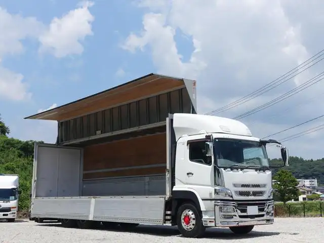 三菱 スーパーグレート 大型 ウイング パワーゲート エアサス の中古トラック【車両No.172016】