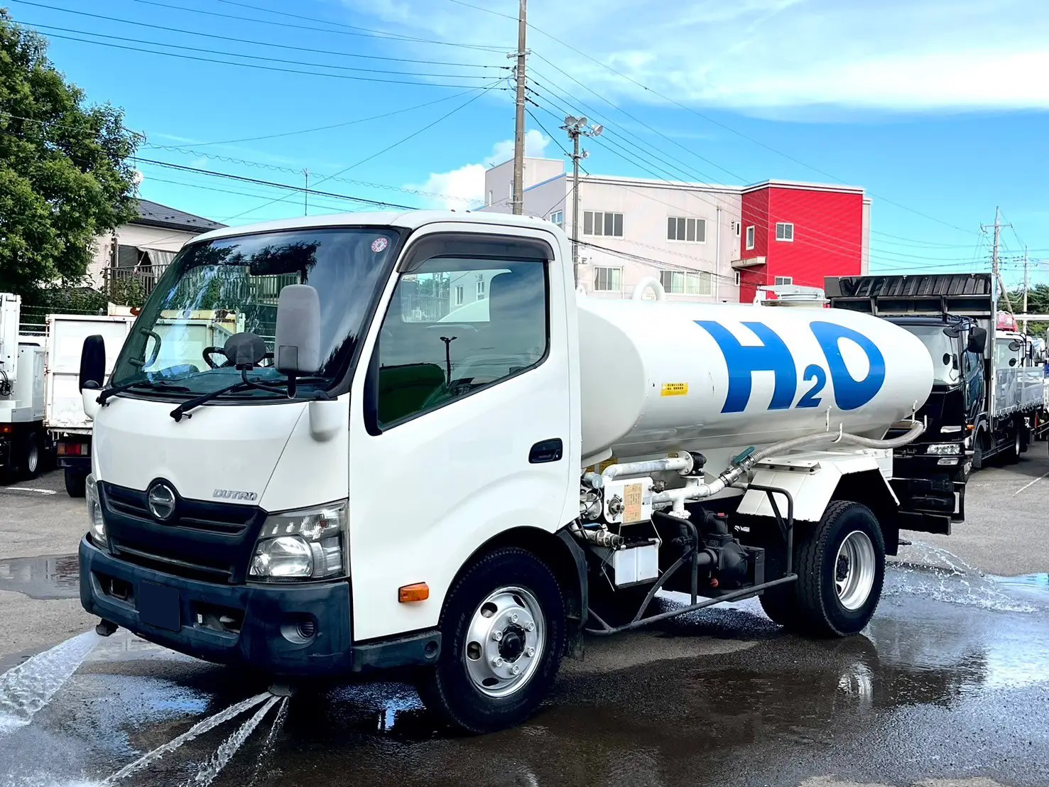 日野 デュトロ 小型 タンク車 散水車 TKG-XZU700X